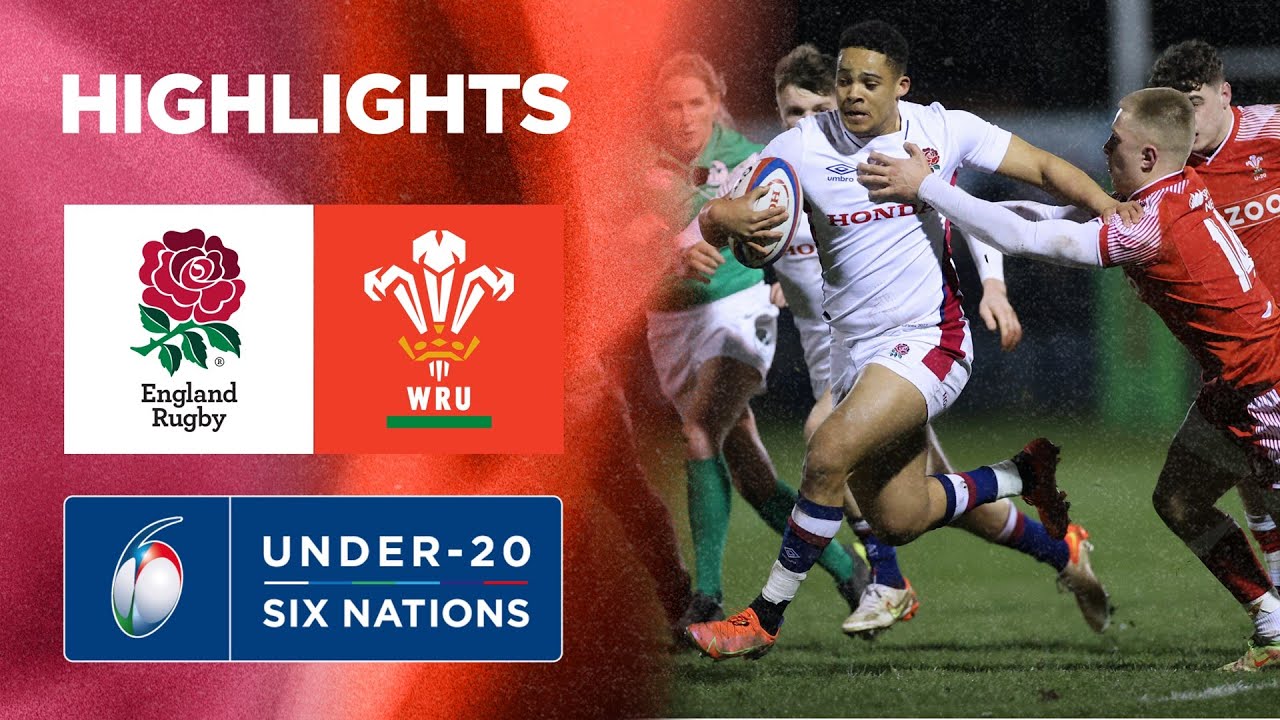 ENGLAND SECURE BONUS POINT WIN OVER WALES | Match Highlights | Six Nations U20s