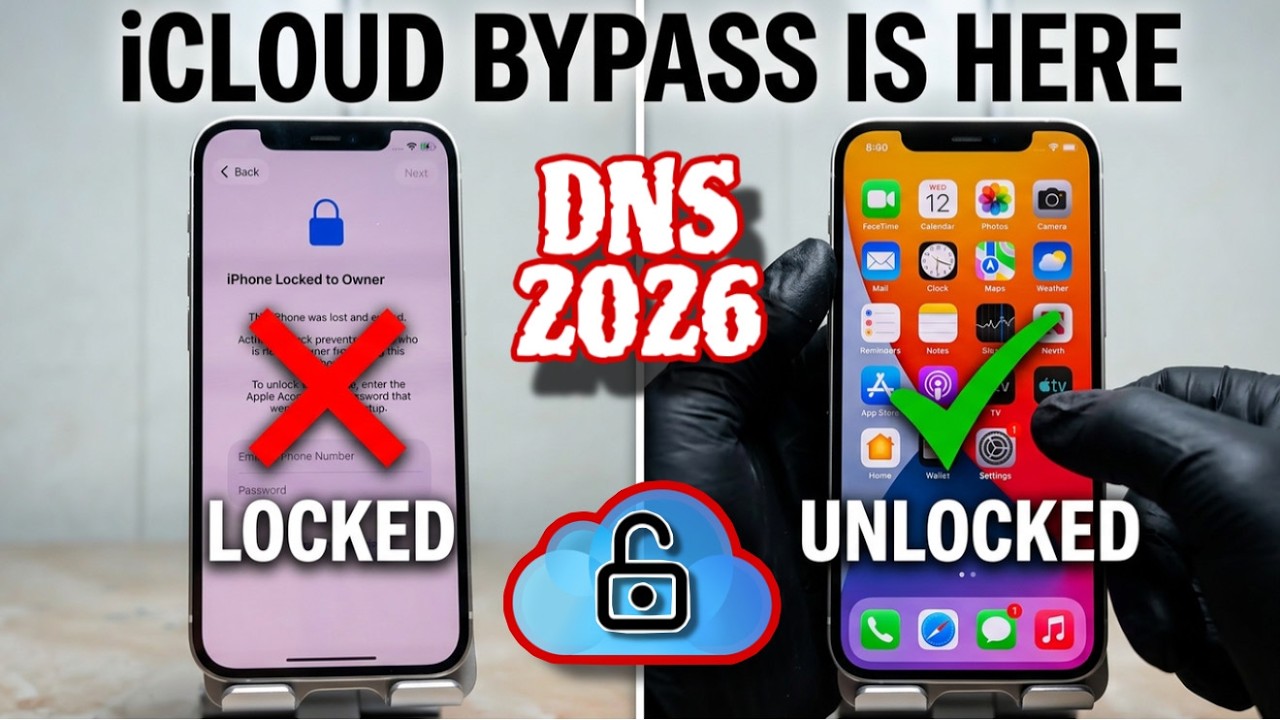 iPhone Unlock iCloud Activation Lock Bypass DNS - New DNS Bypass iCloud