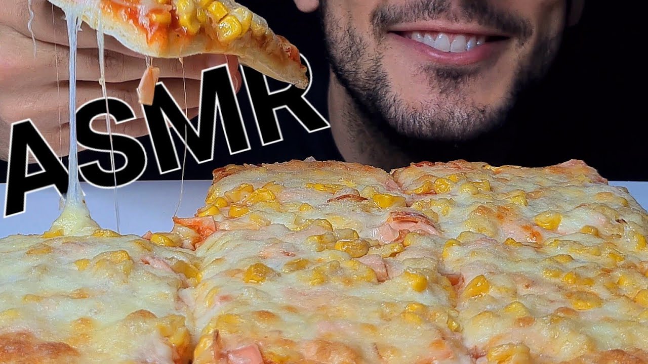 ASMR CHEESY PIZZA (EATING SOUNDS) NO TALKING MUKBANG