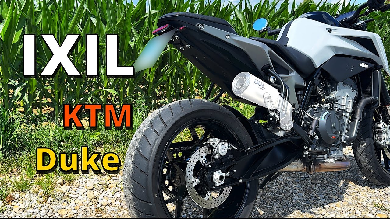 KTM Duke IXIL Exhaust // with & without DB Killer