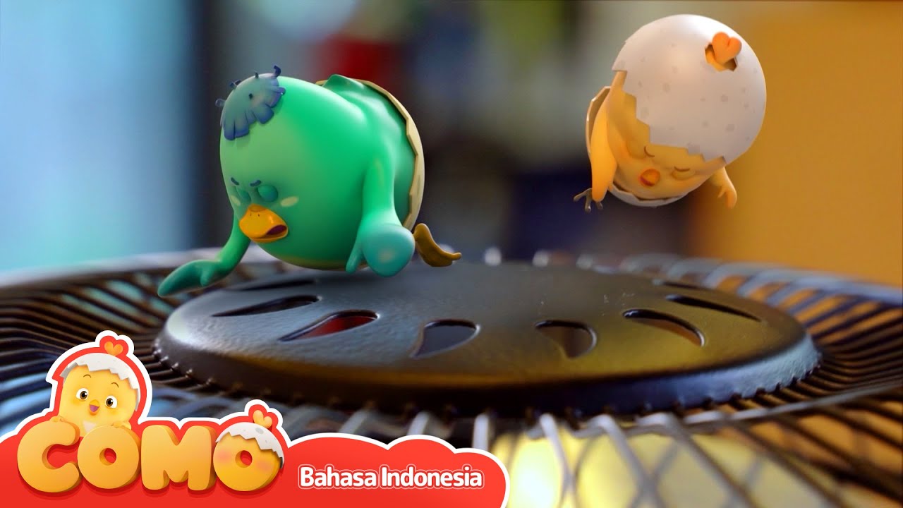 Angin kipas yang kuat membuat kita terbang! Amati kipasnya | Amati benda | Como Ingin Tahu!