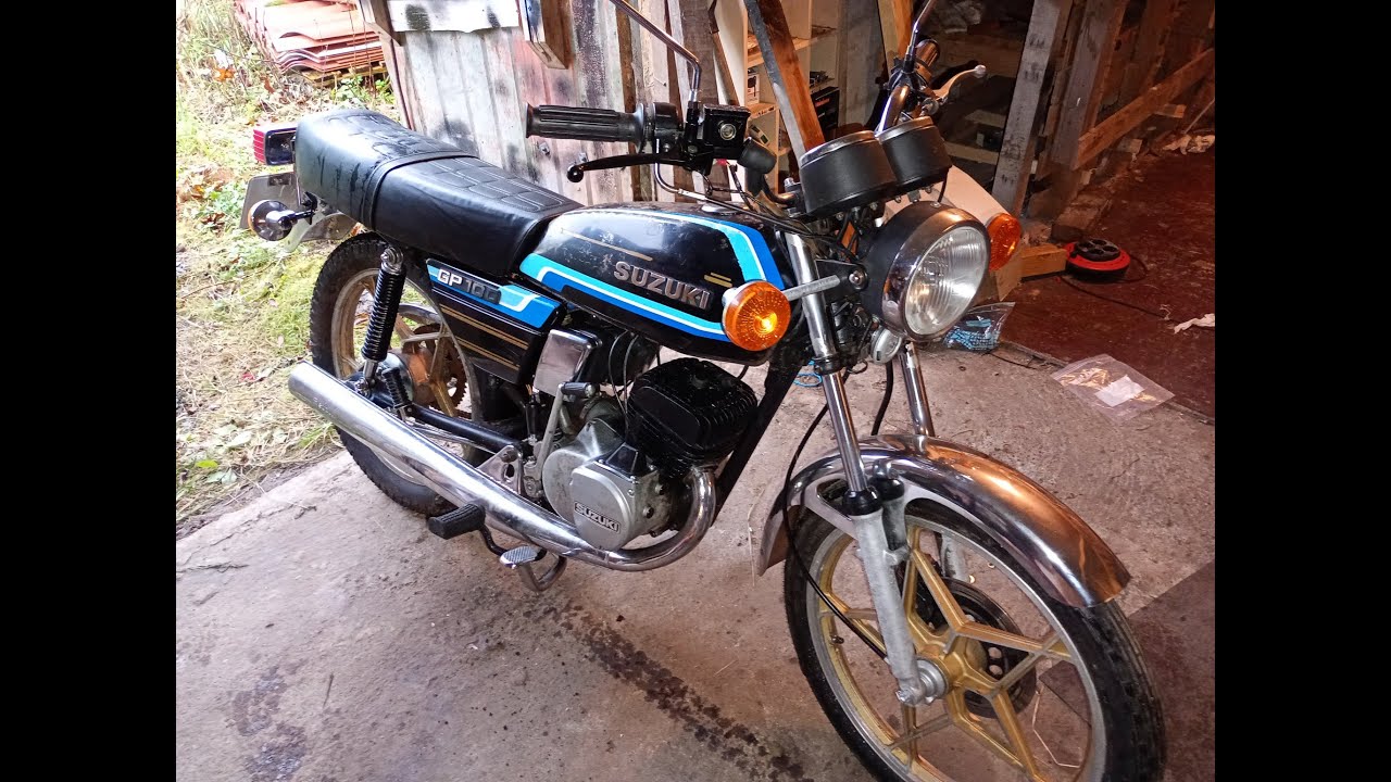 Suzuki GP 100 veteran lett MC