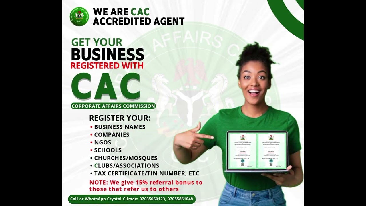 Corporate Affairs Commission (CAC) video advert