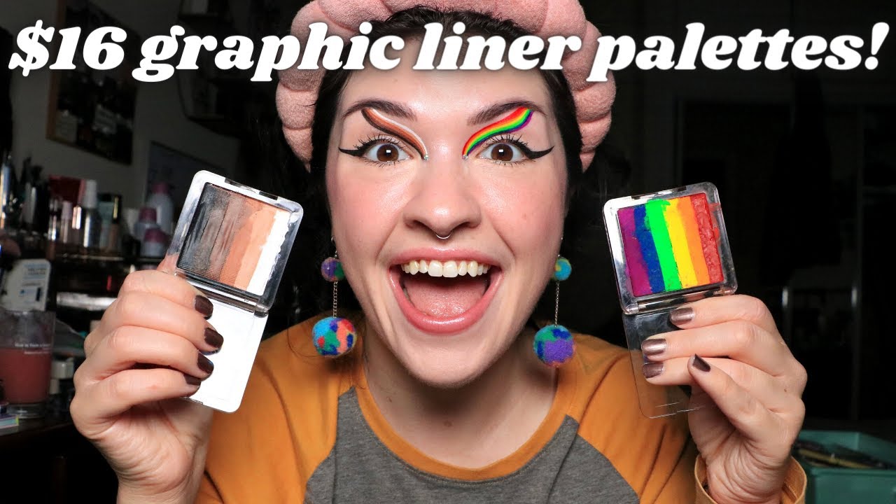 Gavissi Beauty Split Liner Palettes | neon & neutral water activated liner palettes!