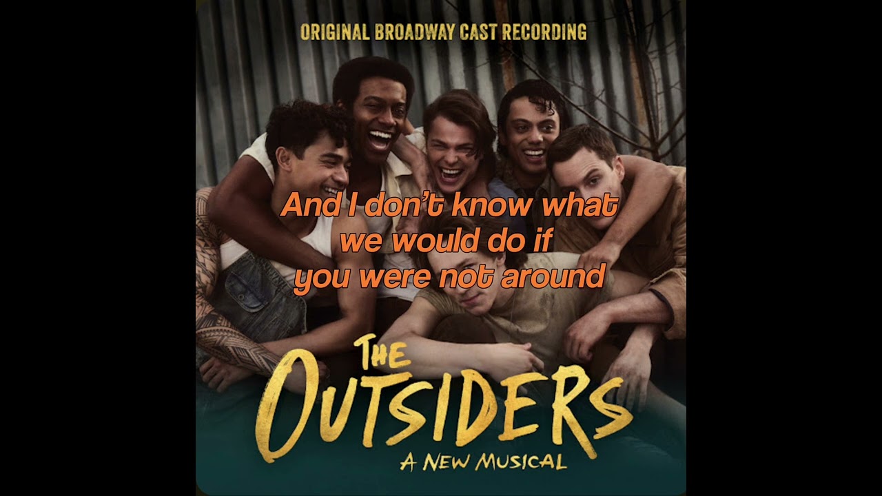 throwing in the towel - the outsiders karaoke (original key w/ lyrics)