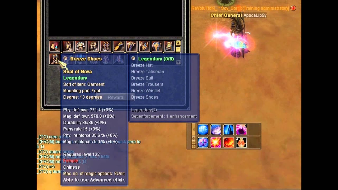 Silkroad Latino ApocaLipSy (Set Legend)