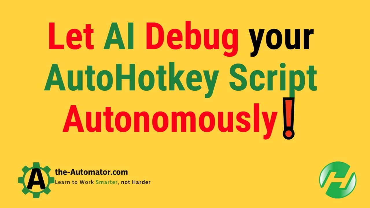 🤖 Искусственный интеллект наконец-то освоил AutoHotkey! Сервер MCP меняет всё | Выдержка из игры ...