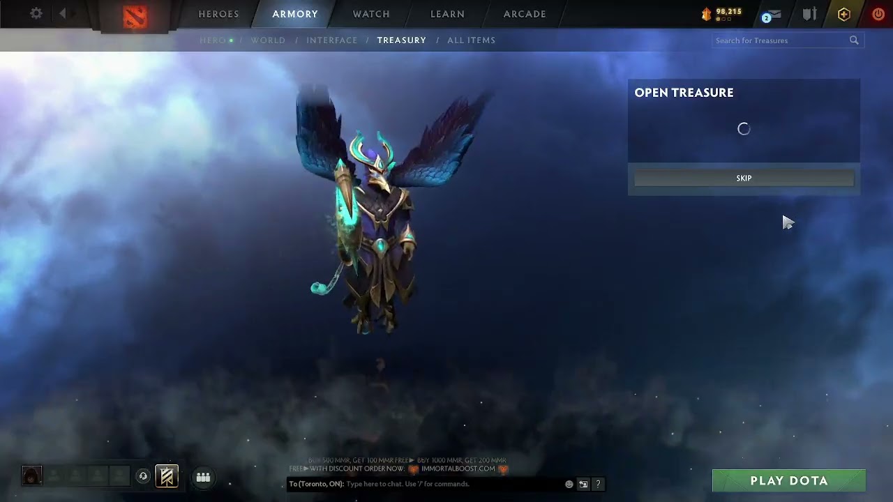 Dota 2 - Crownfall Treasure 2 Skywrath Mage