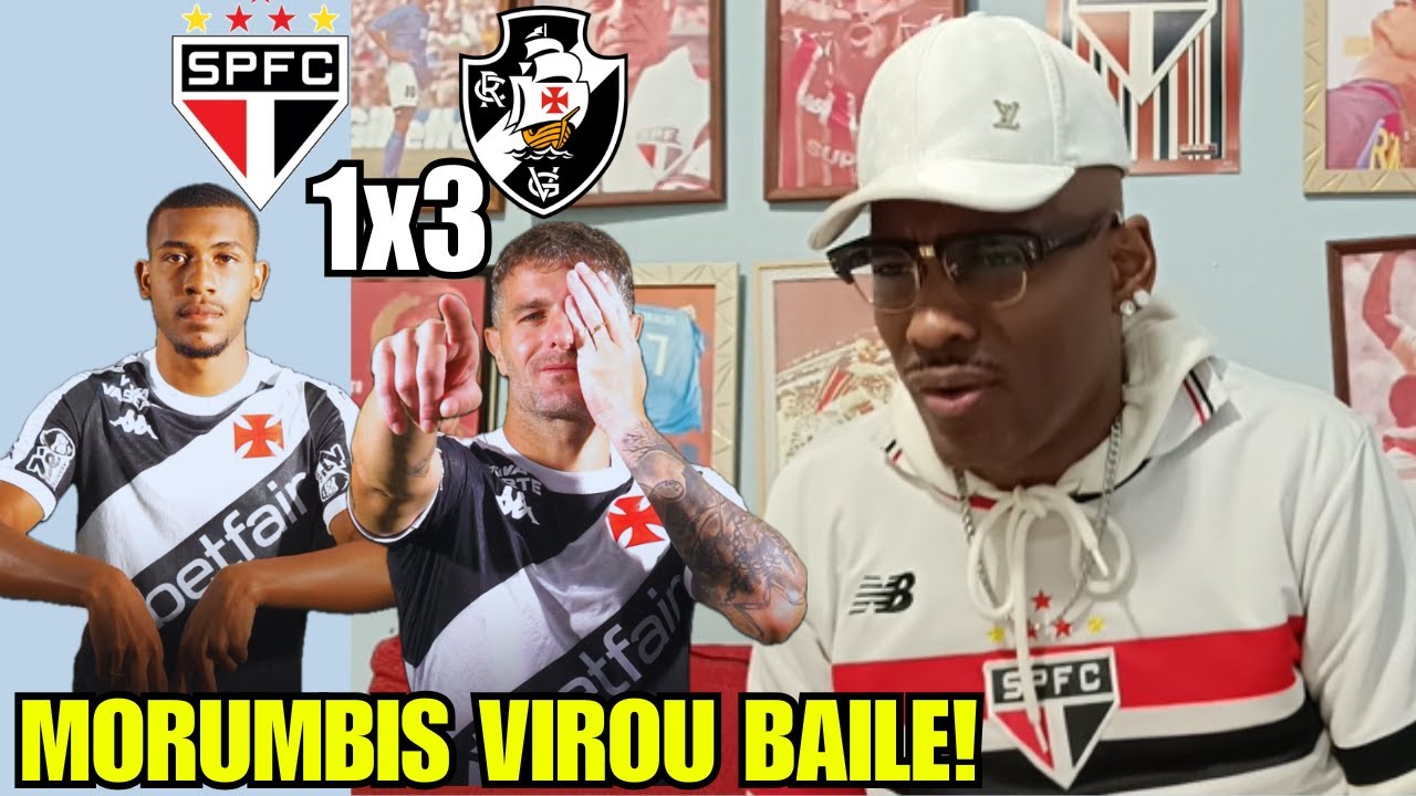 REACT SÃO PAULO 1 X 3 VASCO | MORUMBIS VIROU BAILE BRASILEIRÃO 2025