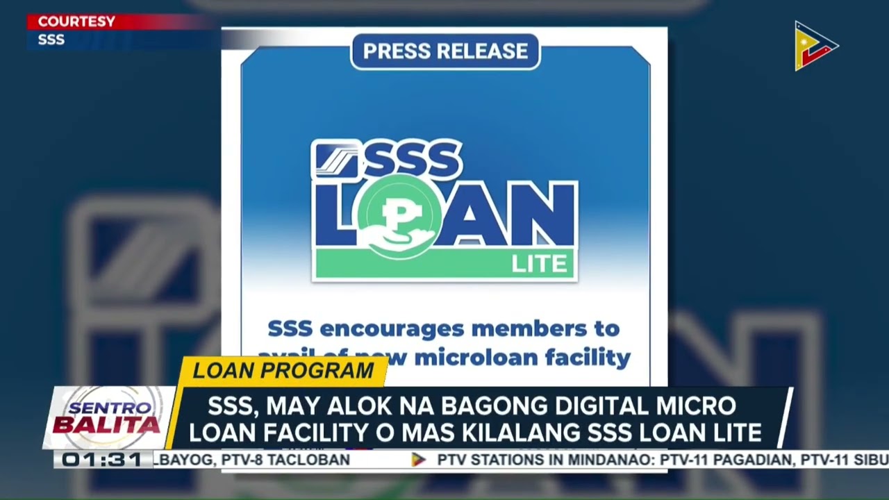 SSS, may alok na bagong digital micro loan facility o mas kilalang SSS LoanLite