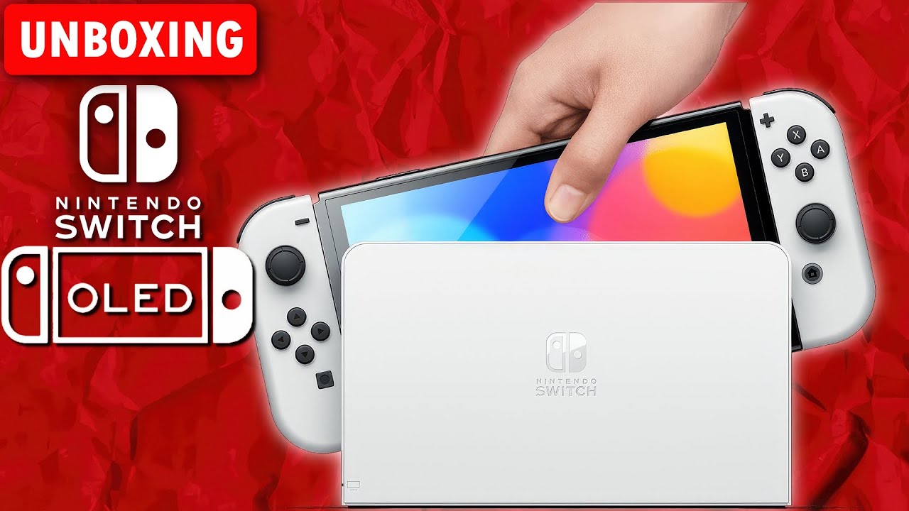Nintendo Switch OLED (et le premier démarrage) | 📦UNBOXING
