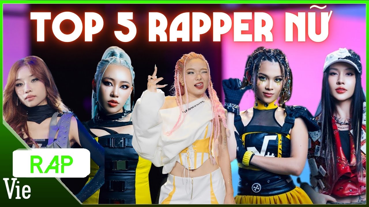 TOP 5 nữ rapper chiến đét vòng bứt phá: DANMY, V#, Saabirose, Queen B, Shayda