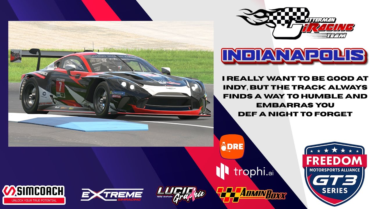 iRacing - Freedom Motorsports Allicance - Indianapolis - Aston Martin GT3