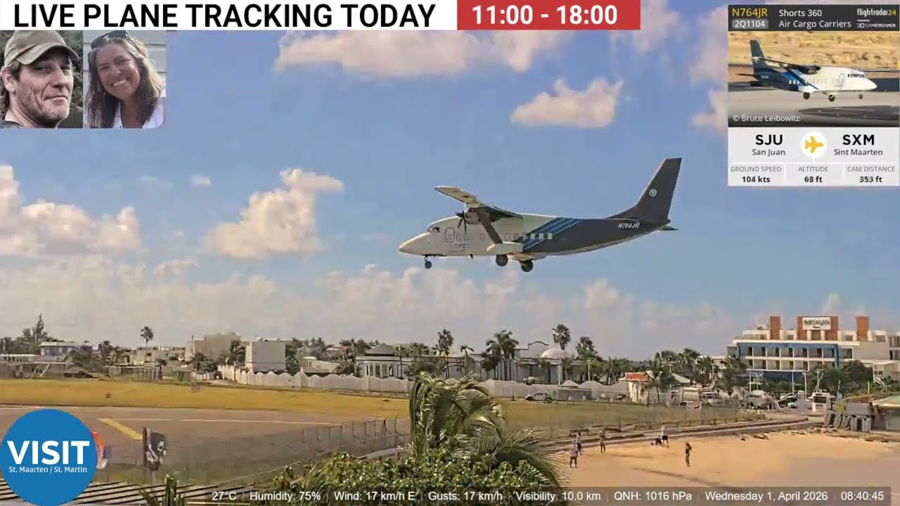 LIVE SXM Airport April 1 ✈️ -  Maho Beach Sint Maarten