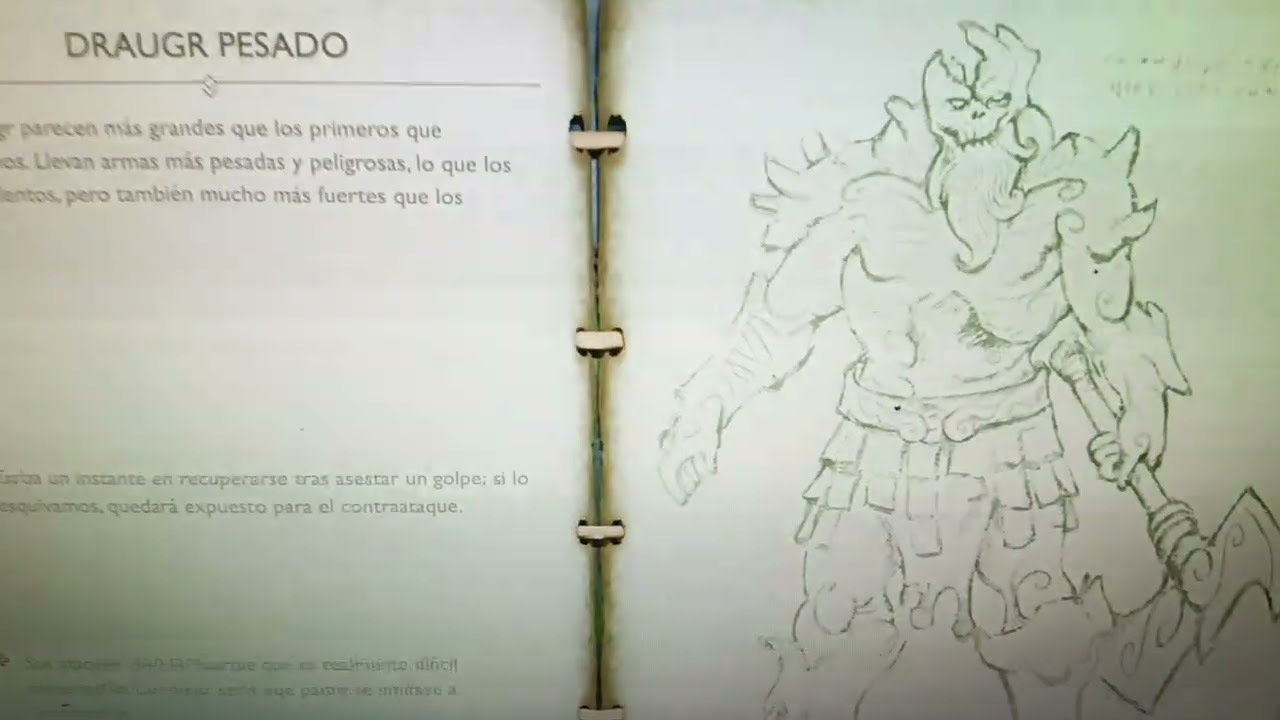 En este vídeo vais a ver sobre los draugr curiosidades características etcétera vídeo