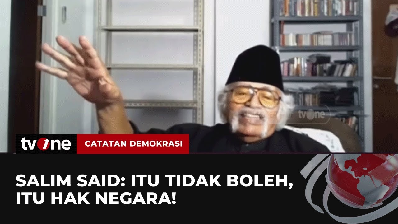 Salim Said Menyayangkan Pembongkaran Patung G30S/PKI di Kostrad | Catatan Demokrasi tvOne