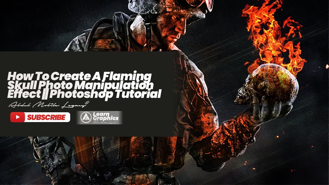 How To Create A Flaming Skull Photo Manipulation Effect With Adobe Photoshop
