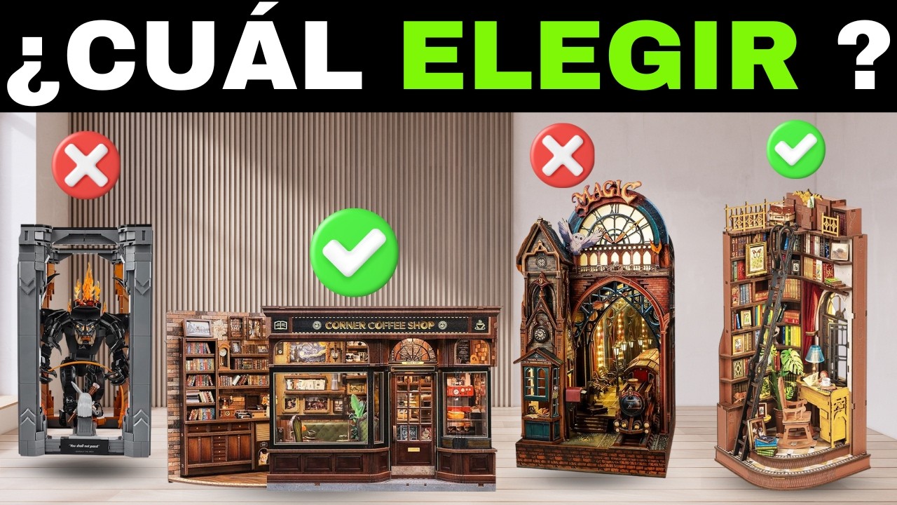 ✅ TOP 10 Mejores Kits Book Nook DIY para Adultos [2026] 📚 Manualidades, Miniaturas y Decoración