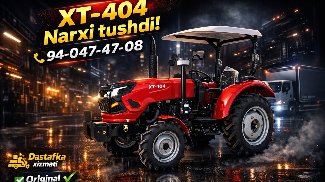404 mini traktorlarimizni 105.000.000 somdan xarid qiling 12- mart sanasi shoshilamiz!