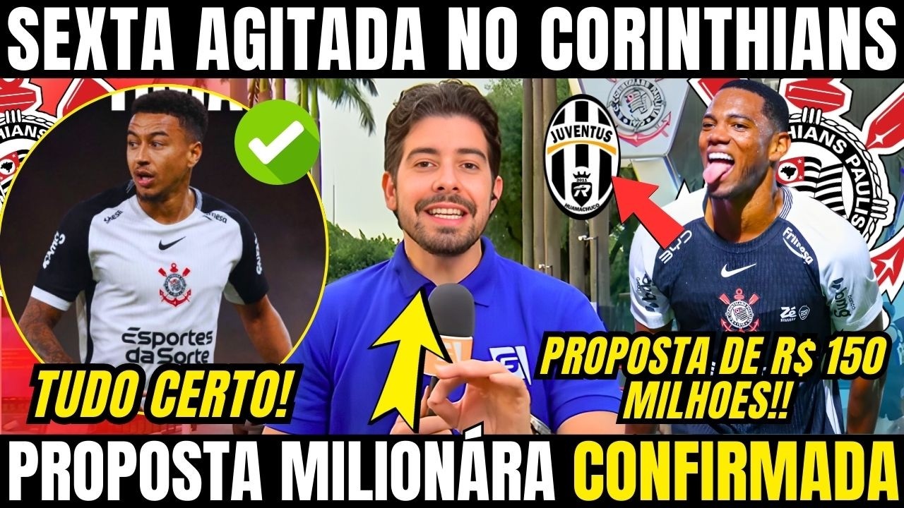 THIAGO SALAZAR CONFIRMOU DIRETO DO PARQUE SÃO JORGE! PORPOSTA DE 150 MILHÕES NA MESA DO CORINTHIANS
