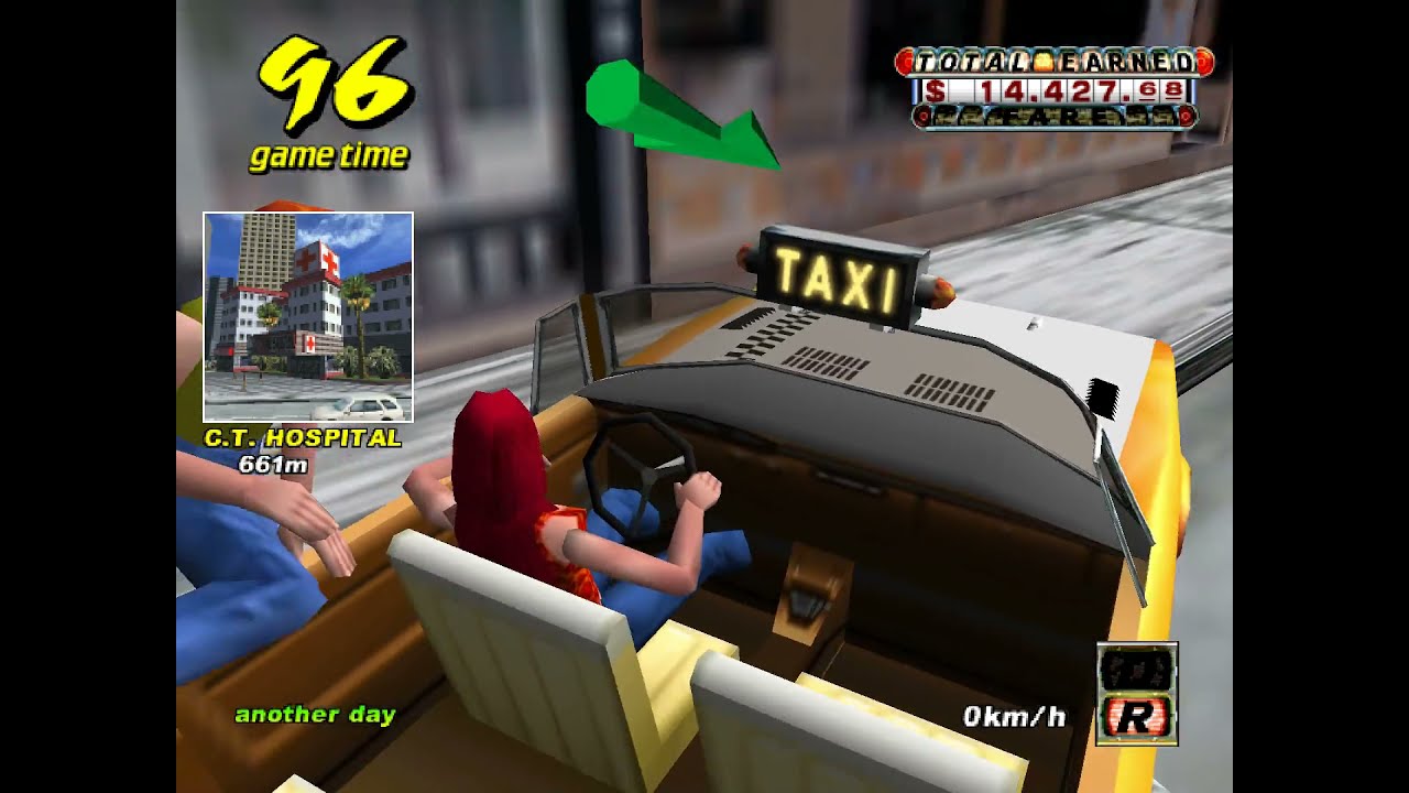 Crazy Taxi - Another day - Arcade - 36,917.22