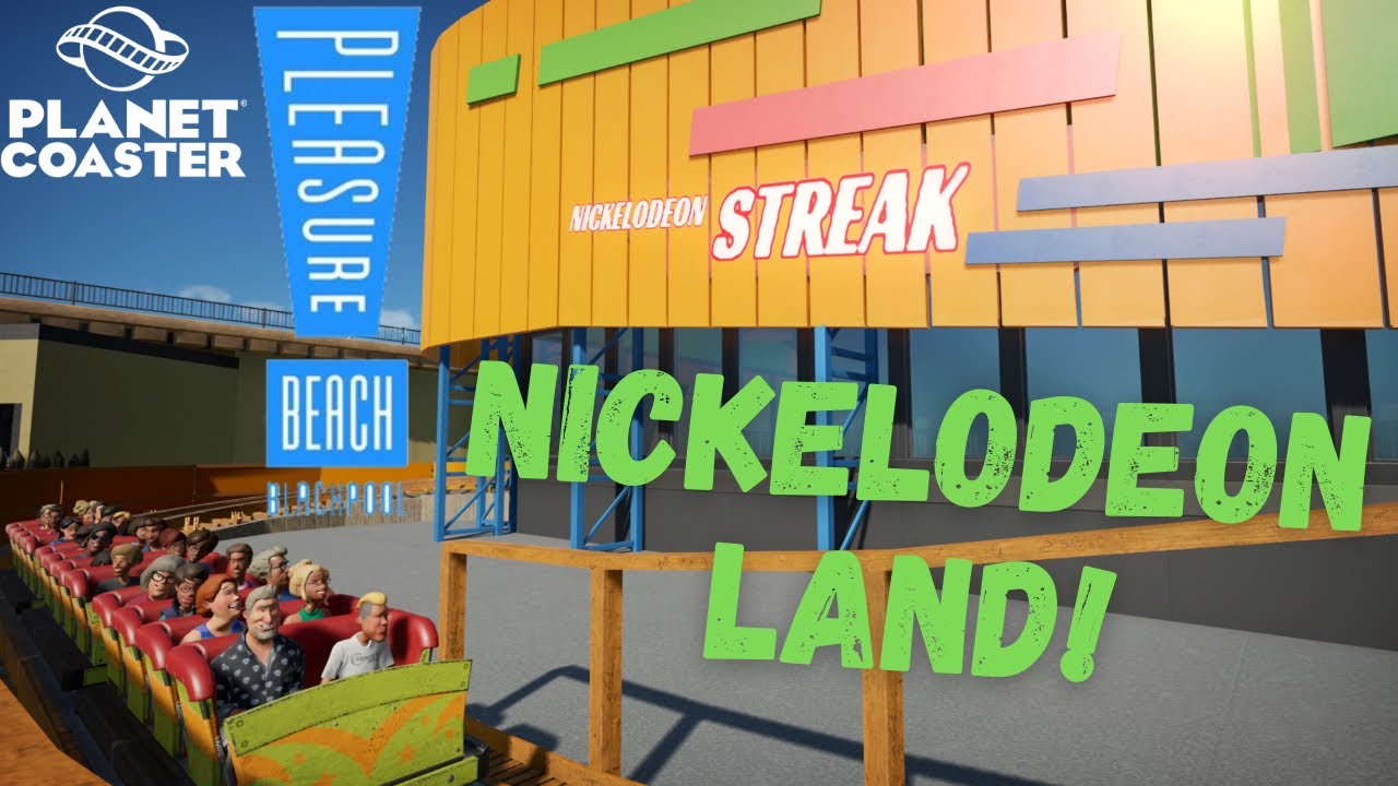 NICKELODEON LAND at Blackpool Pleasure Beach! | Planet Coaster | Park Spotlight