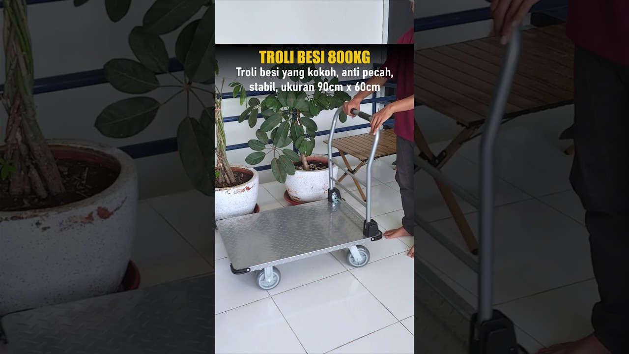 Troli barang 800kg troli besi hand truck trolley 
