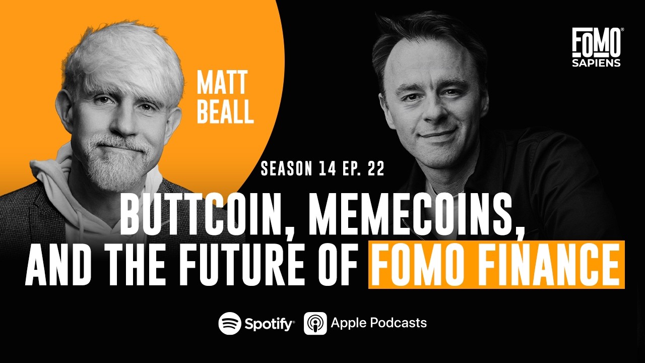 S14E22 Buttcoin, Memecoin и будущее FOMO-финансов, с Мэттом Билом.
