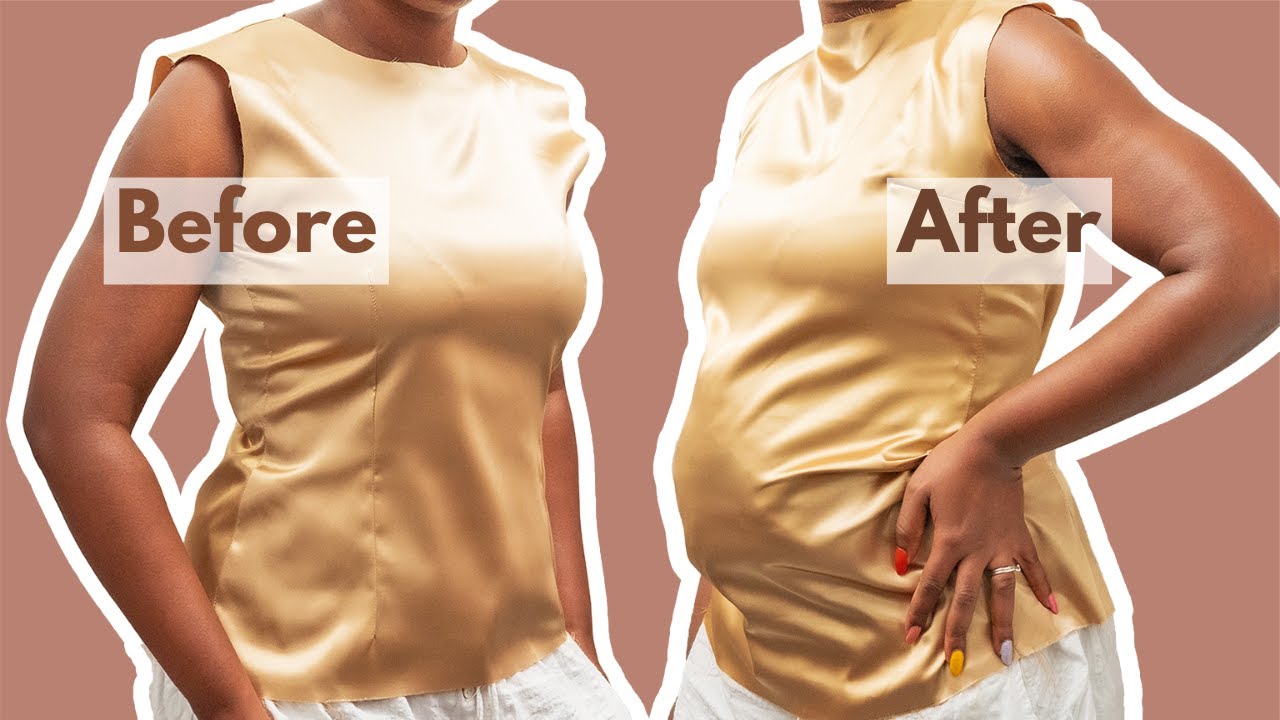 Customize a Basic Bodice Pattern To Fit a Big Belly | Kim Dave