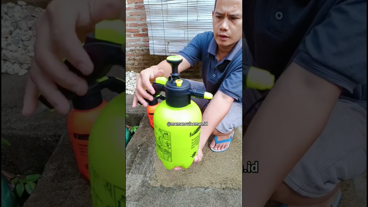 Nyiram Tanaman lebih mudah Semprotan tanaman Pressure Sprayer 3 liter