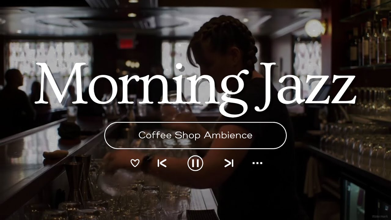 Smooth Morning Jazz & Cozy Fall Coffee Shop Ambience 🍂 Relaxing Jazz Instrumental Music for Studying