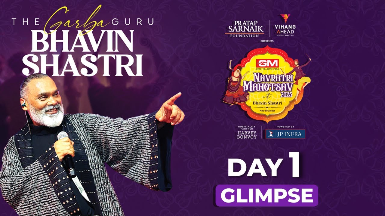 Bhavin Shastri | GM Navratri Mahotsav 2025 Mira Road | Garba Glimpse