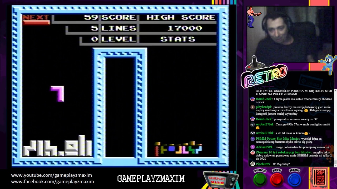 LIVE - Przegląd Kartridge`a 198 in 1 - Pegasus i Famiclony część 1