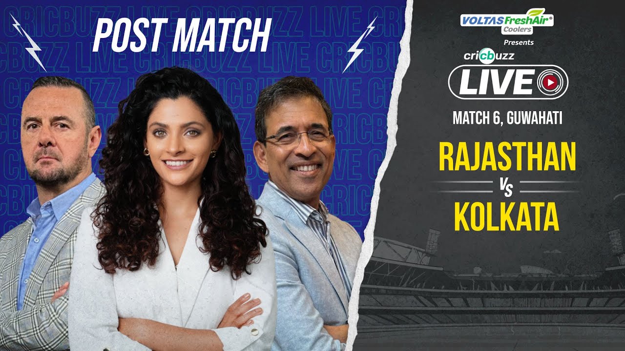 Cricbuzz Live: De Kock powers #KKR to their first win in #IPL2025, beat #RR by 8 wkts