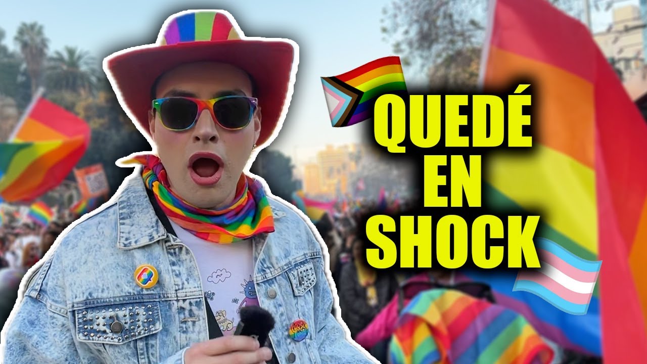 ME INFILTRÉ EN LA MARCHA DEL ORGULLO 2024 SANTIAGO 🏳️‍🌈 (caótico)