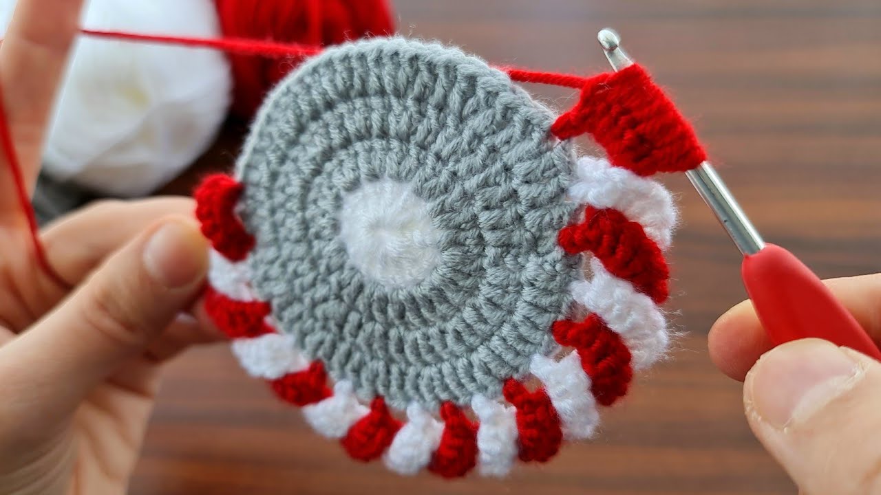 Super Easy Crochet Knitting Motif - Bu Motif Çok Şahane Oldu Tığ İşi Örgü Motif Yapımı