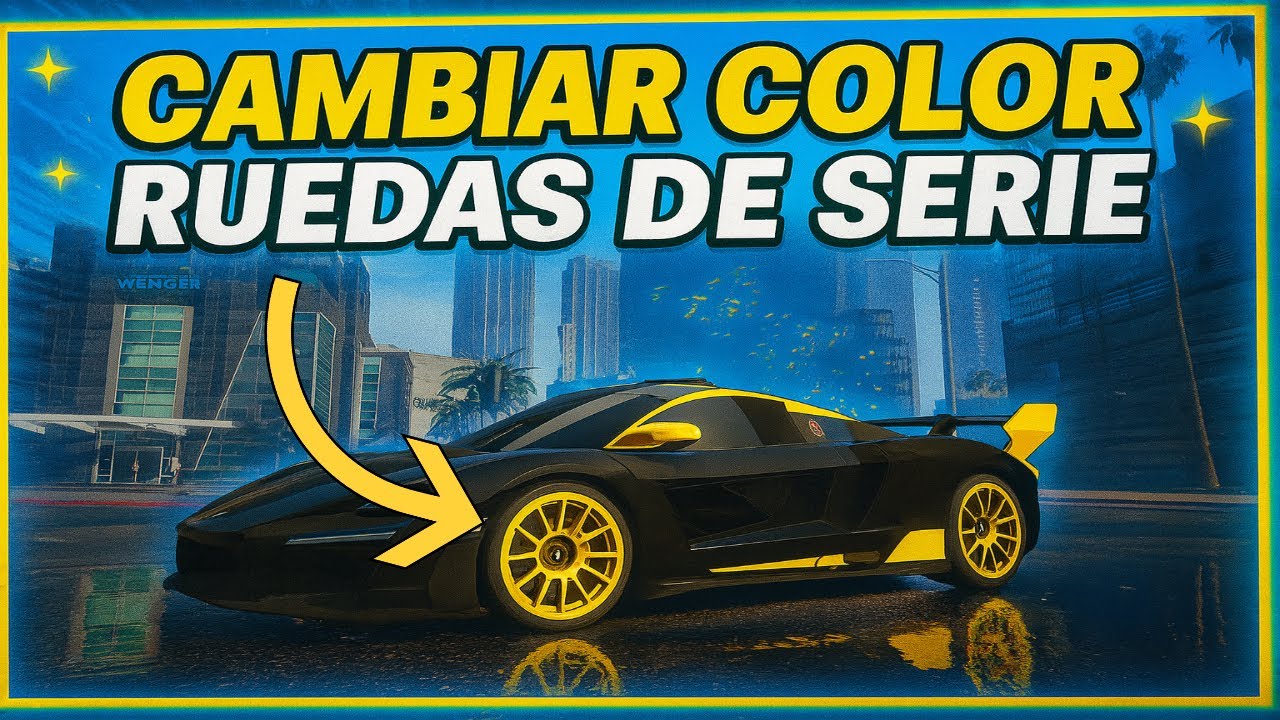 Cómo CAMBIAR el COLOR de las RUEDAS de SERIE en GTA 5 Online (Funciona en 2025)