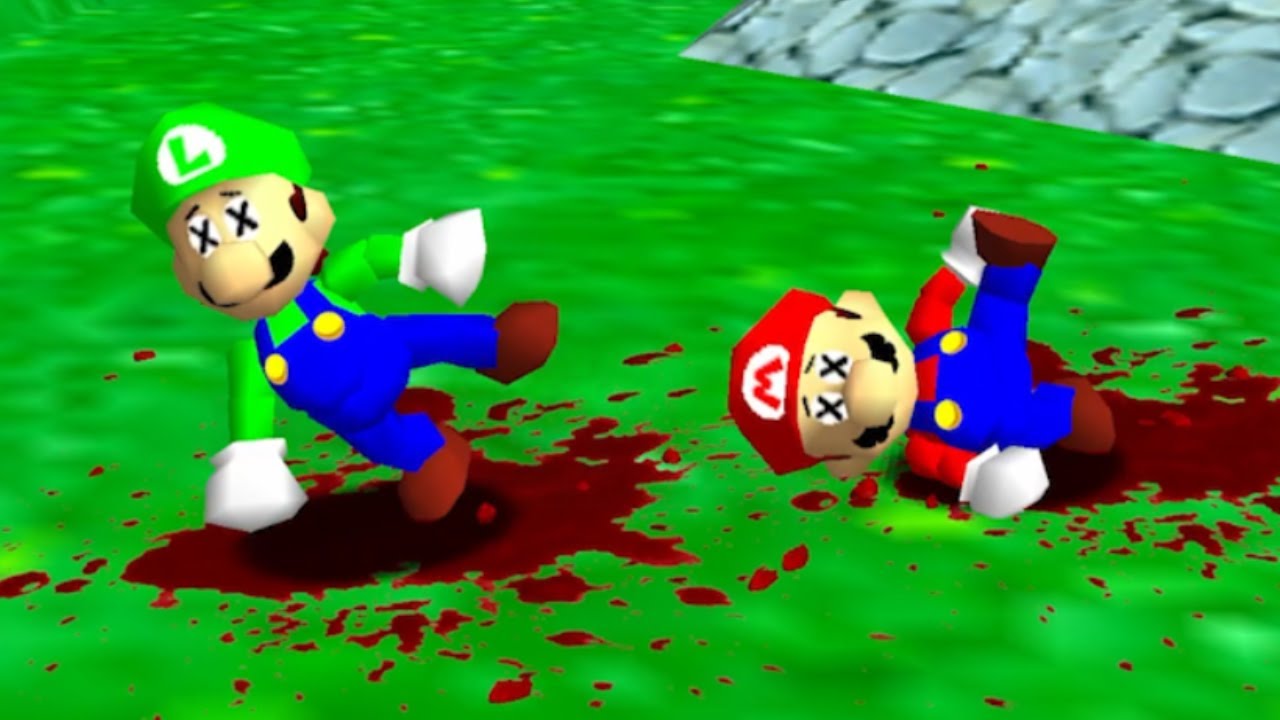 Super Mario 64 Hard Mode (2 Players) - Full Game Walkthrough