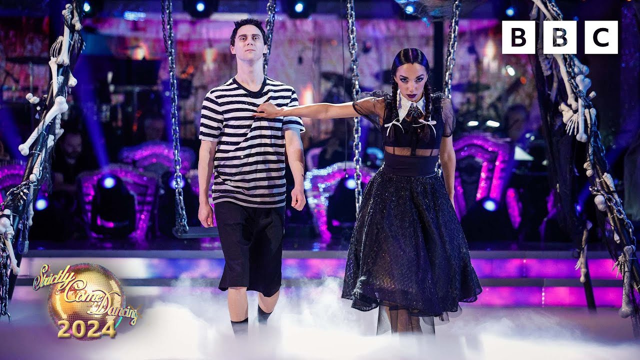 Jamie Borthwick & Michelle Tsiakkas American Smooth to The Addams Family Theme ✨ BBC Strictly 2024