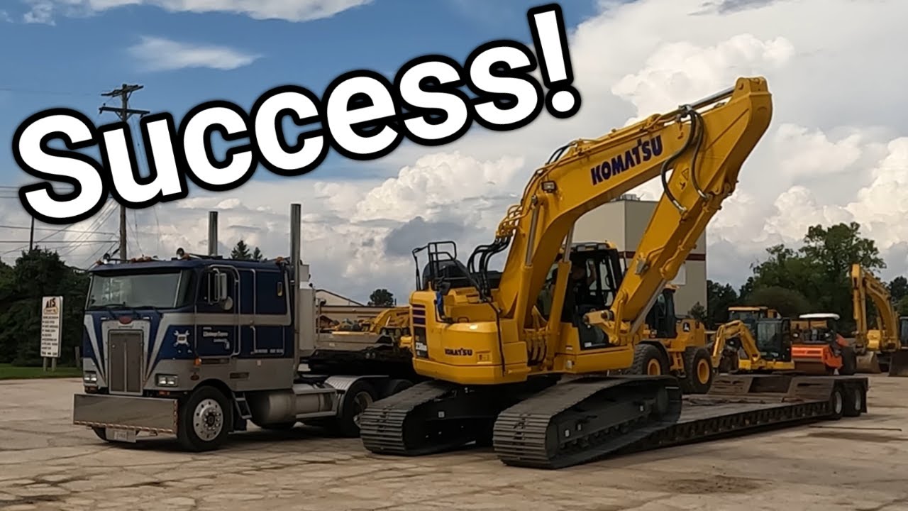 Getting The Heavy Load Off Orwell's Back!   Excavator Delivery
