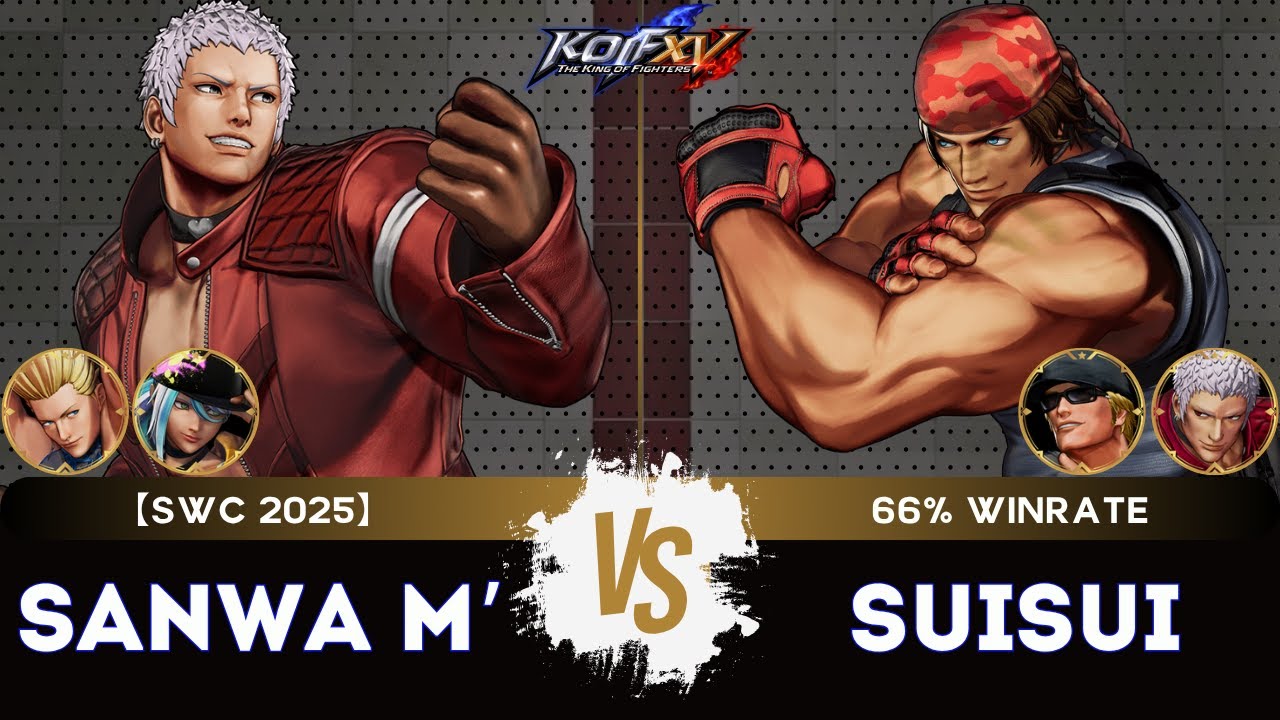 KOF XV🎞️SANWA M' (Yashiro/Benimaru/Isla) vs SUISUI (Ralf/Clark/O.Yachiro) 🎞️Replay Match - 10/25