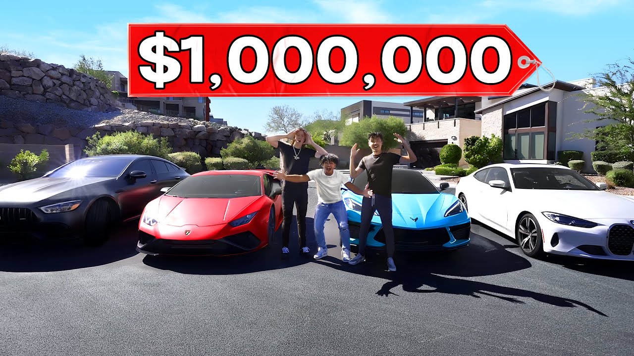 Представляем нашу коллекцию автомобилей стоимостью 1 000 000 долларов!