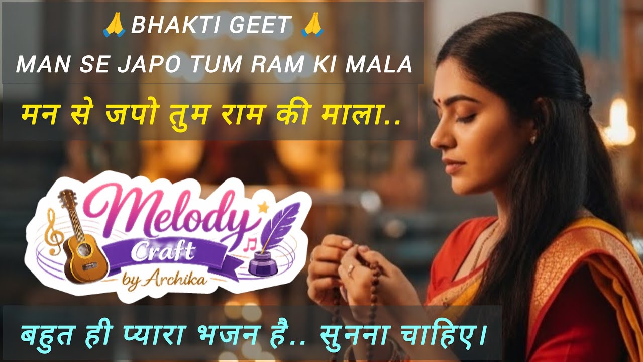 मन से जपो तुम। Man Se Japo Tum l Devotional song l Bhakti Geet l Melody craft by Archika 