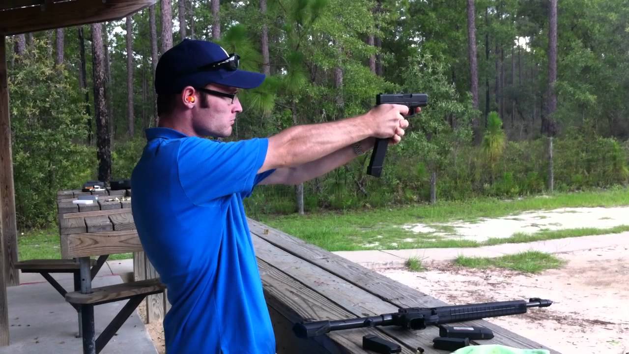 Paul 30 round mag-dump on a glock 27