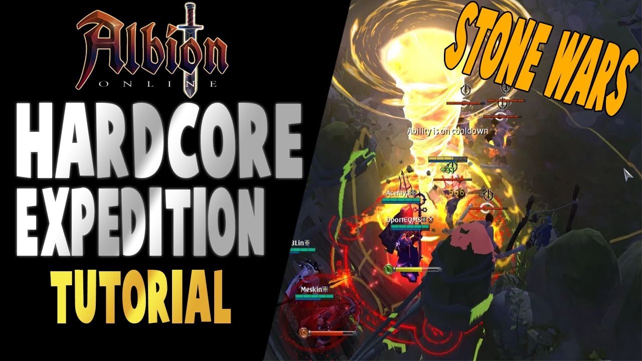Albion Online - Hardcore Expedition Tutorial - Stone Wars