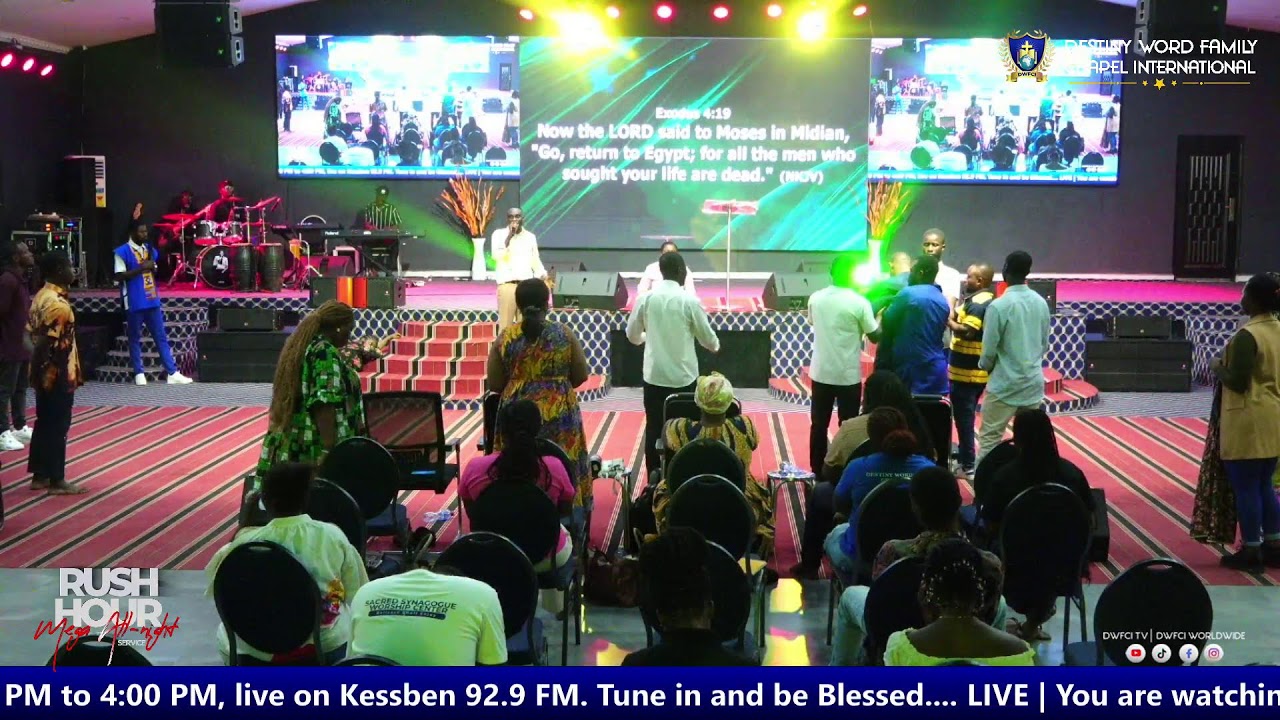 Join us LIVE for the Rush-Hour Mega All-Night Service with God's Oracle Rev. Dr. Ernest Annor!