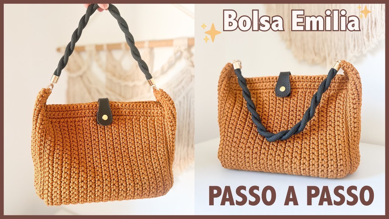 Лёгкий урок по вязанию сумки крючком