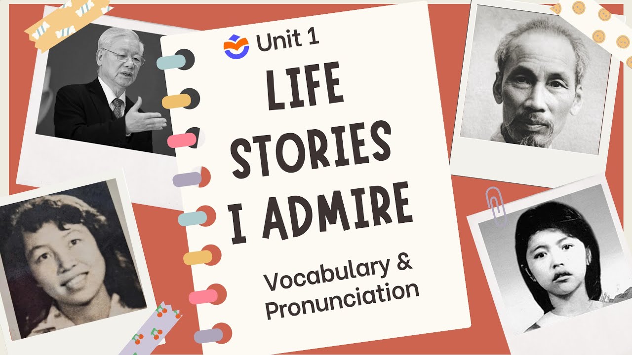 Unit 1: Life stories I admire - Vocabulary and pronunciation - Global Success 12
