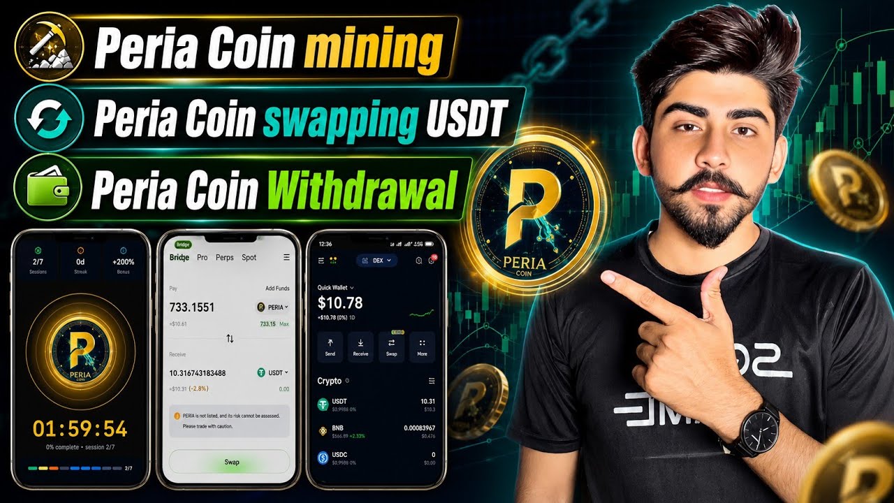 Peria Mining App Withdrawal | Peria Mining Token Swap Usdt | New Online Work In Pakistan 2026