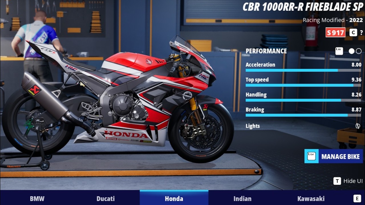 Ride 6 Honda CBR 1000 RR-R Fireblade SP Racing Modified 2022 red black Ulster GP 2026 02 18